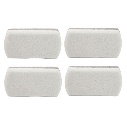 4PCS Foam Glass Foot Pumice Stone, Grey White 1