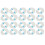 20pcs CGM Sensor Patches Pre-cut Transparent Tape 1