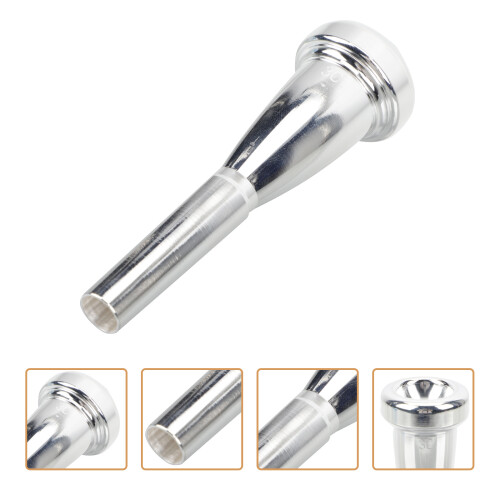 2Pièces Embouchures Trompette Argent Confortables Pour Usage 1