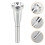 2Pièces Embouchures Trompette Argent Confortables Pour Usage 4