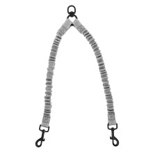 4Pièces Laisse Grande Taille Extensible Acier Réfléchissant