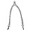 4Pièces Laisse Grande Taille Extensible Acier Réfléchissant 1