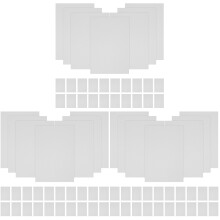 300Pièces Cartes Blanches Compactes DIY Pour Notes Graffiti