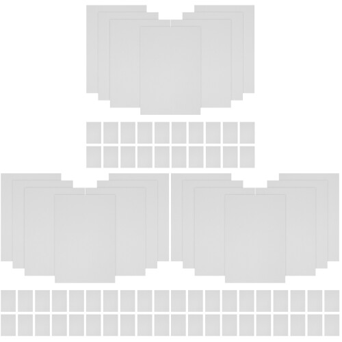 300Pièces Cartes Blanches Compactes DIY Pour Notes Graffiti