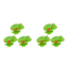 6Pièces Grenouille En Plastique Jouet À Remontage Pour Enfants