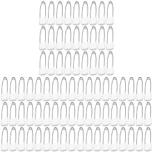 300Pièces Épingles De Plastique Blanches Pour Couches Bébé