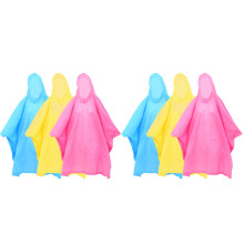 6Pièces Imperméables Ponchos Pour Randonnée Et Cyclisme Couleurs