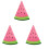 3Pièces Pinces Plastiques Antiglisse Couleur Pastèque 1