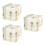 3Pièces Cubes Accessoires Décoratifs Maison Bureau Colorés 10