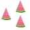 3Pièces Pinces Plastiques Antiglisse Couleur Pastèque 6