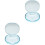 2Pièces Coffret Portable Vert Pour -Bouche Prothèses Dentaires 3