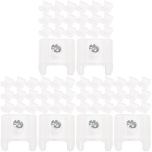 300Pièces Fixations Blanches Compactes Pour LED Décoratifs