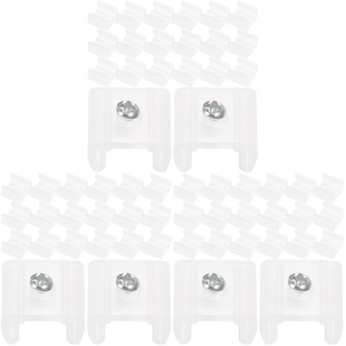 300Pièces Fixations Blanches Compactes Pour LED Décoratifs