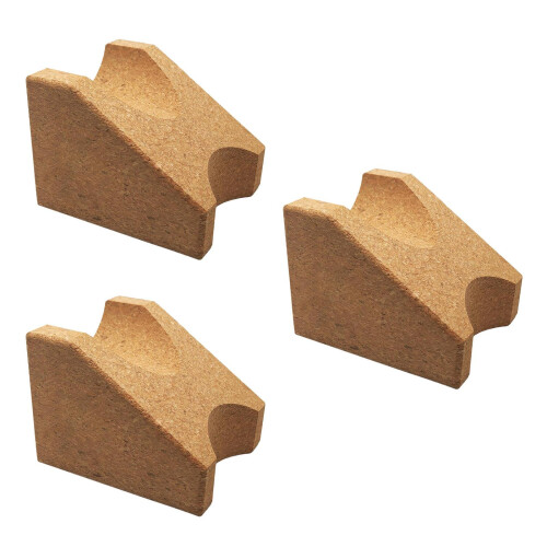 3Pièces Support Manche Instrument Liège Clair Design Élégant