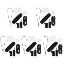 5Pièces Kazoo ABS Noir Pour Enfants Et Adultes Pratique Et Polyvalent