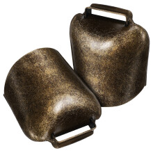 8Pièces Cloches Suspendues En Fer Bronze Pour Décoration Animaux