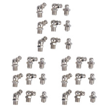 135Pièces Kit Graisseurs Argent Droit & Pour Machines