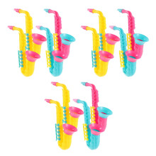 12Pièces Instruments Saxophone Jouet Durable Pour Enfants Jeu Éducatif