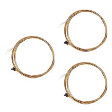 3Ensembles Cordes Guitare Acoustique Bronze Phosphore Marron Clair