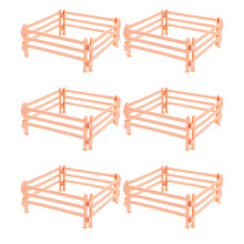 75Pièces Mini Clôtures Beige Pour Décor Ferme Miniature DIY Halloween