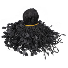 3800Pièces Nylon Noir Cordon Étiquette Vêtement Résistant Durable