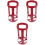 3Pièces Support Mural Rouge Pour Extincteur, Durable 2