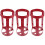 3Pièces Support Mural Rouge Pour Extincteur, Durable 3