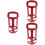 3Pièces Support Mural Rouge Pour Extincteur, Durable 5