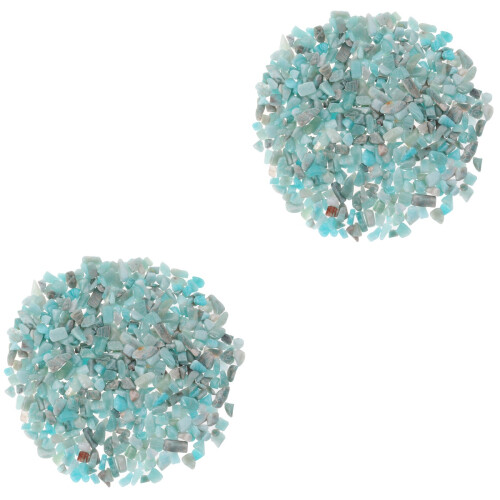 2Pièces Mélangé Polished Pour Décoration Aquarium 2