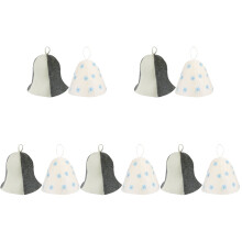 10Pièces Chapeaux Épais Sauna Feutre Absorbants Usage Confortable Bain