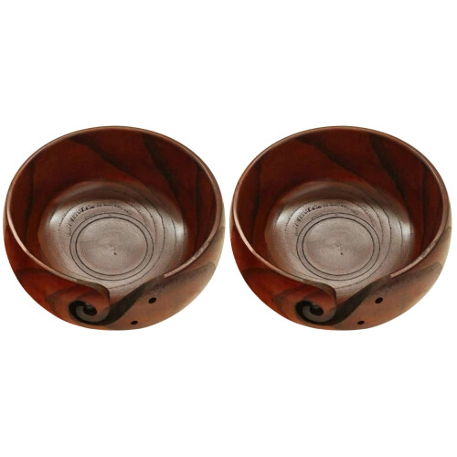 2Pcs Multi Crochet Storage Container Yarn Bowl Keeps Yarn Tidy