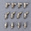 135Pièces Kit Graisseurs Argent Droit & Pour Machines 11