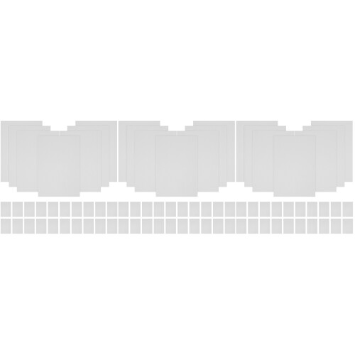 300Pièces Cartes Blanches Compactes DIY Pour Notes Graffiti 2