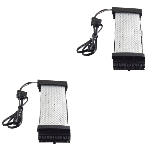 2Pièces Câbles Extension Rgb 24Pin Atx Argb Sync 2