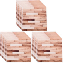 3St Verwijderbare Houtnerf Tegelstickers PVC Muurstickers Voor Huis