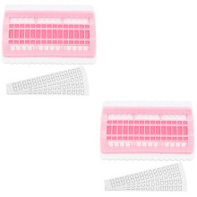 2St Roze Cross Stitch Draadkaart Materiaal Handzame Organizer