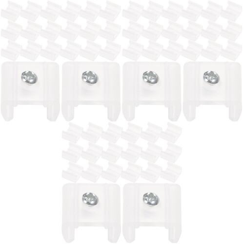 300Pièces Fixations Blanches Compactes Pour LED Décoratifs 1