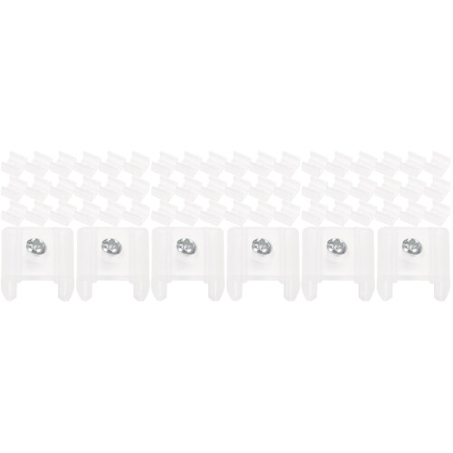 300Pièces Fixations Blanches Compactes Pour LED Décoratifs 2