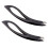 4Pièces Pince À Sourcils Noir Pointe Biseautée Beauté 2
