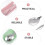 2Sets Baby Training Spoon Fork Set ABS Stainless Steel Assorted Color 4