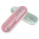2Sets Baby Training Spoon Fork Set ABS Stainless Steel Assorted Color 9
