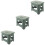 3Pièces Tabourets Pliants Enfants Avec 4
