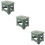 3Pièces Tabourets Pliants Enfants Avec 8