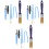 3Ensembles Kit Brosse Clavier Multi Couleurs Pinceur Lubrifiant 3