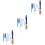 3Ensembles Kit Brosse Clavier Multi Couleurs Pinceur Lubrifiant 5