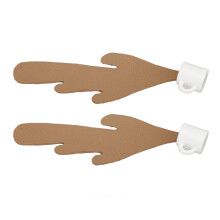 Spilled Coffee Bookmark 2pcs Faux Leather Portable Book Lover Gift