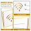3Pièces Affiche WiFi Effaçable Pour Commerce 9
