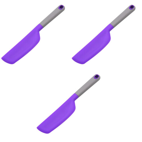 3Pièces Spatules Silicone Pour Violet Cake Crème Confiture 2