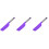 3Pièces Spatules Silicone Pour Violet Cake Crème Confiture 4