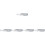 5Pièces Support Tickets Cuisine Aluminium Argent Adhésif 4